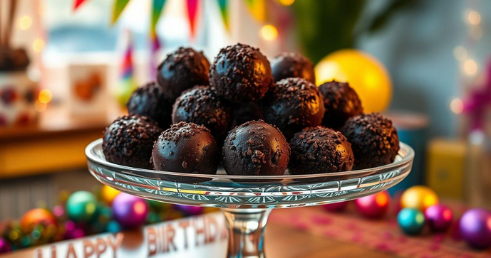 Brigadeiro para Aniversário é a Delícia que Não Pode Faltar na Sua Festa Brigadeiro para Aniversário é a Delícia que Não Pode Faltar na Sua Festa