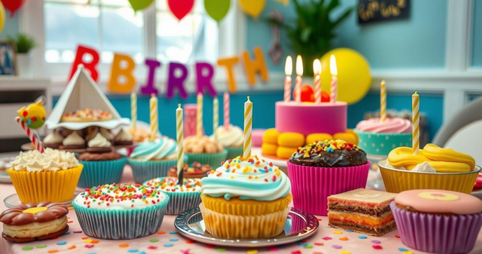 Doces Aniversário para Celebrar com Sabor e Alegria Doces Aniversário para Celebrar com Sabor e Alegria